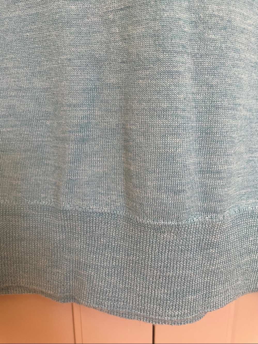 J. Crew Teal Crewneck Merino Wool Sweater - Picture 5 of 10